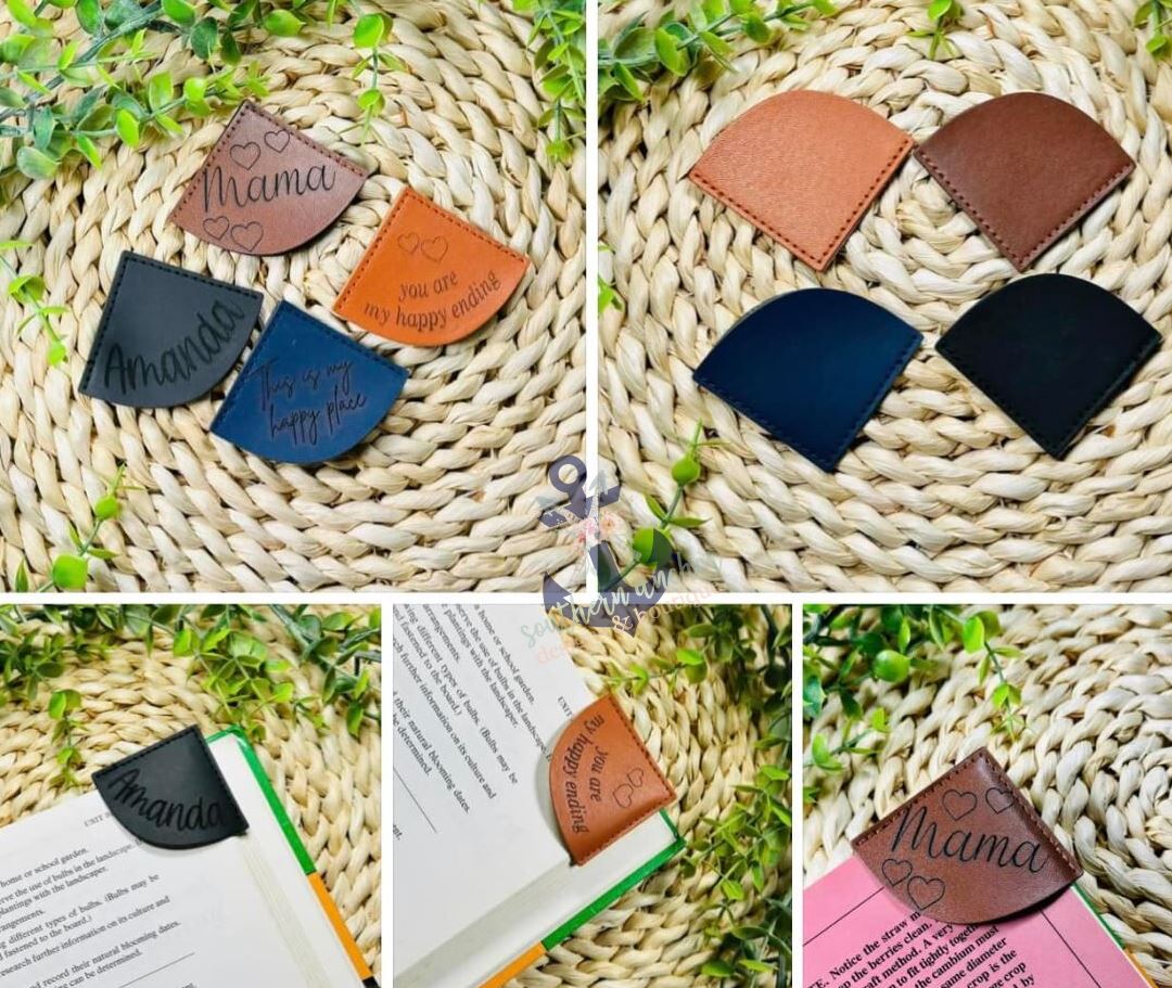 Genuine Leather Corner Bookmarks