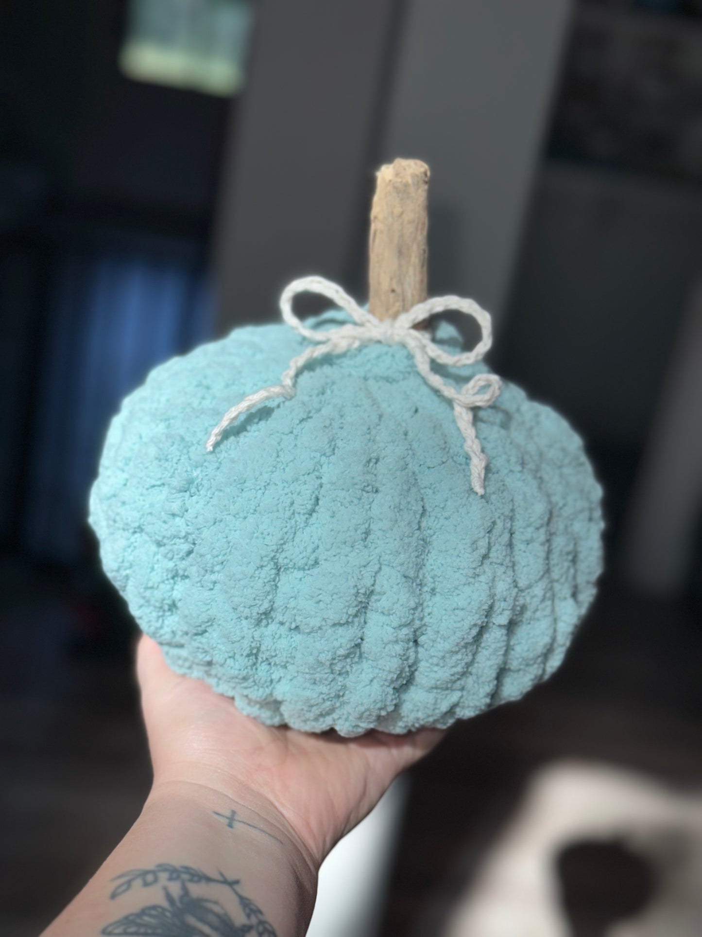 Plush Knit Pumpkin