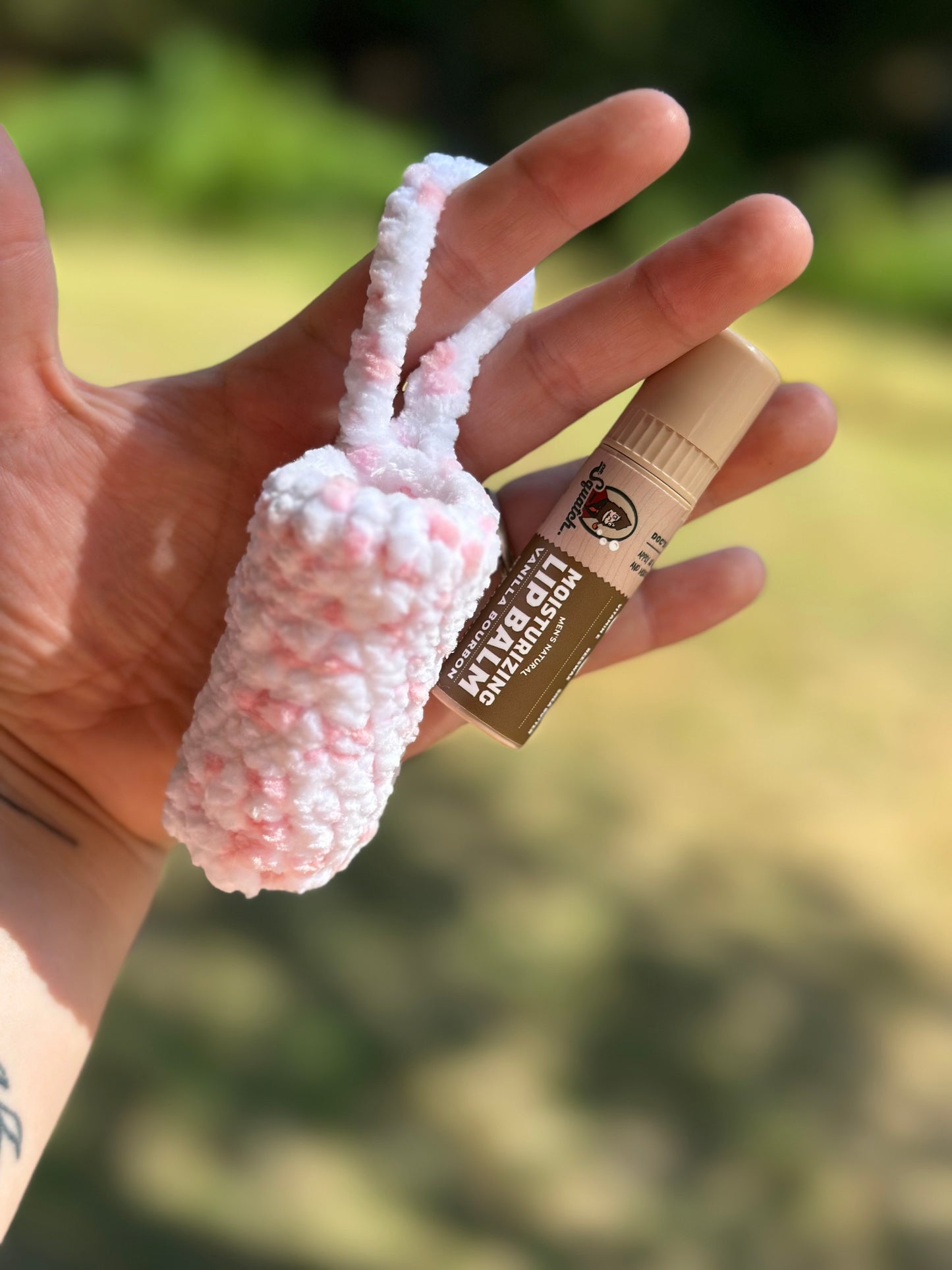 Handmade Plush Chapstick Holder