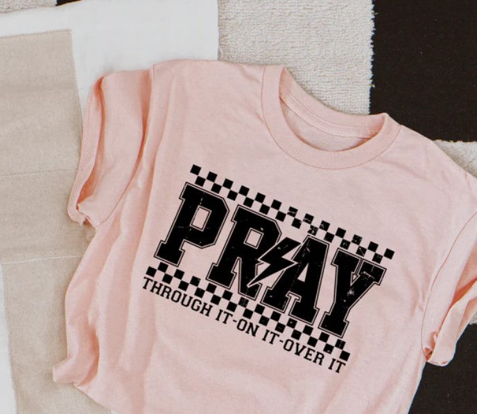 Pray - Checkered Pattern