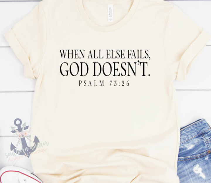 When All Else Fails, God doesn't