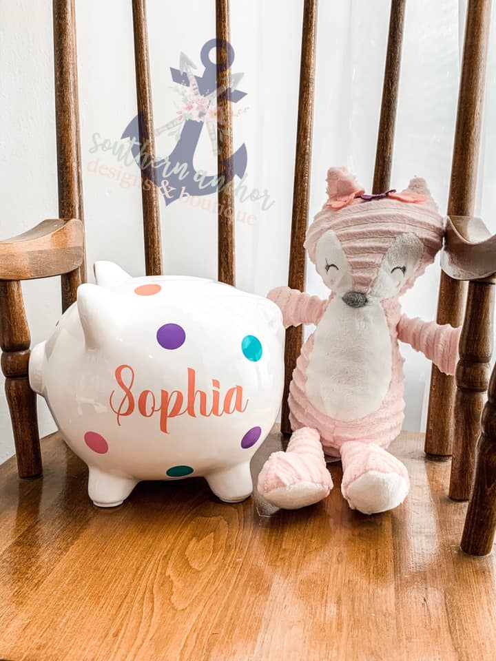 Personalized Piggy Bank